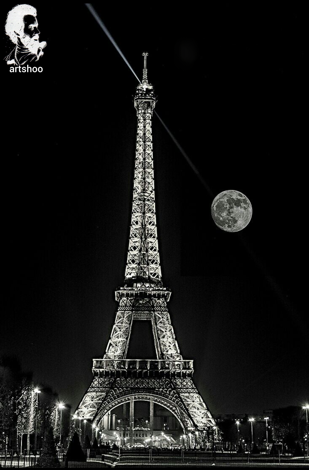 سیاه قلم مدل مداد سفید